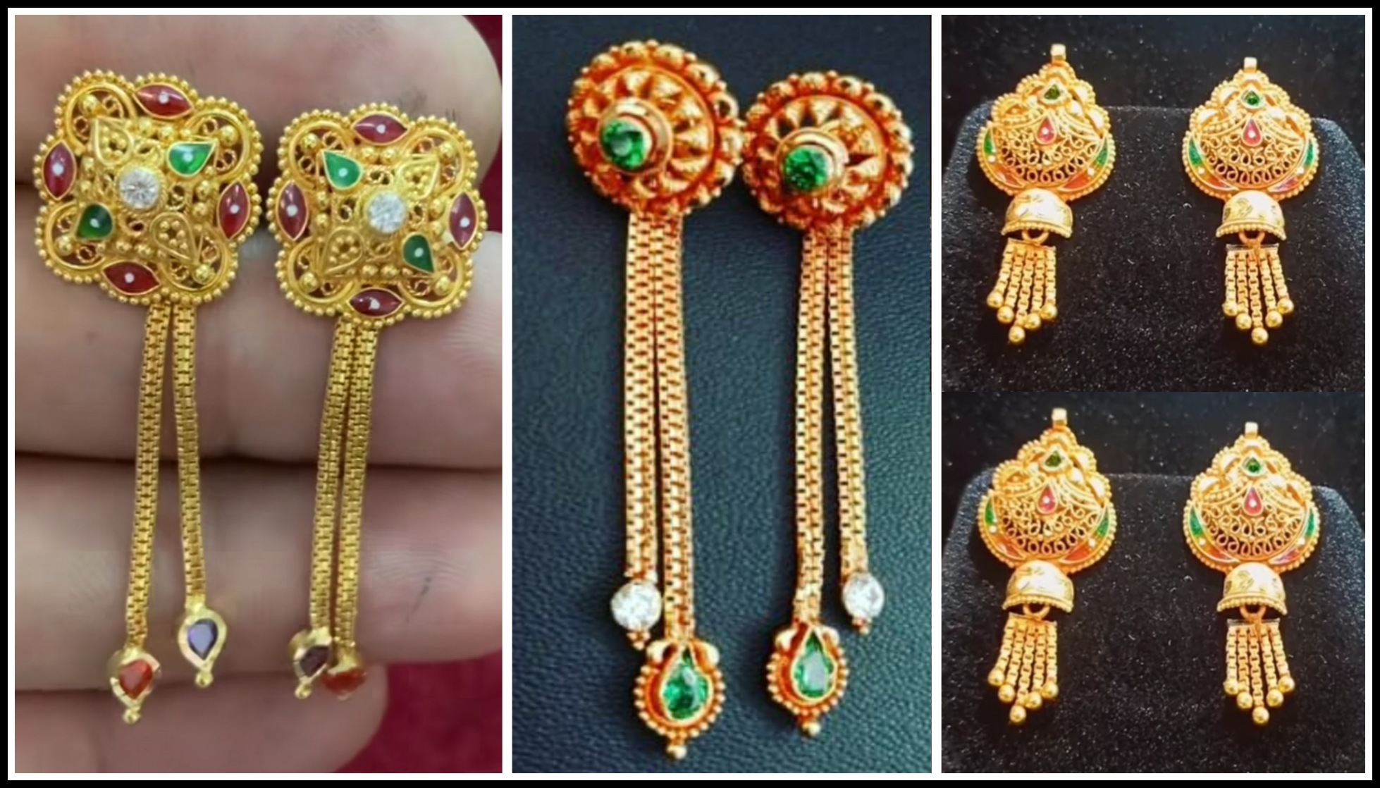 Salankara Creations Kan Bala Pair  Earring  Large Size