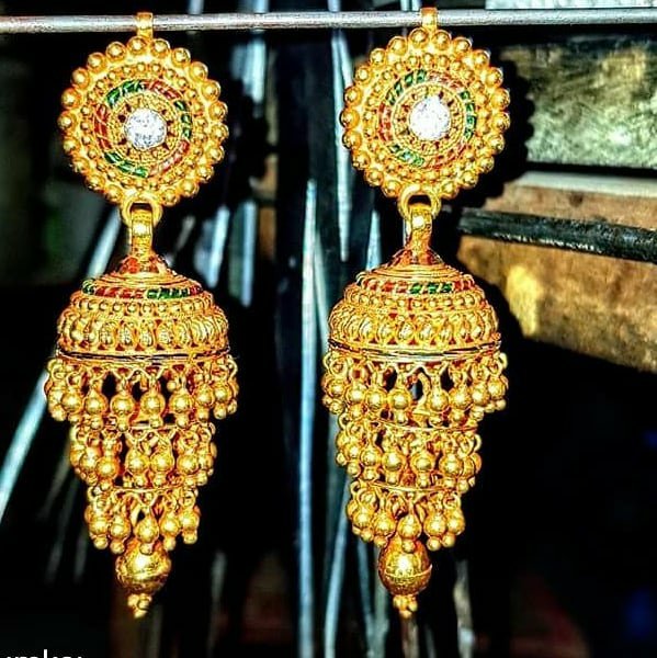 Gold Jhumka Design 2023 - सोने की झुमकी की नई डिजाइन

